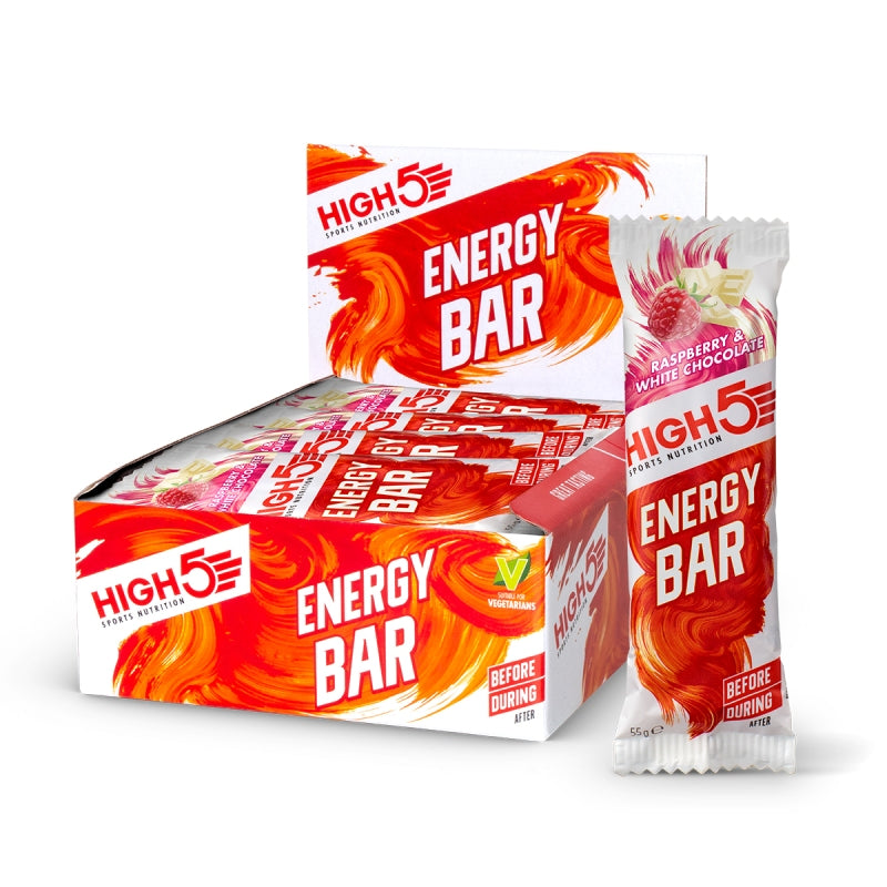 High 5 Energy Bar - Raspberry & White chocolate