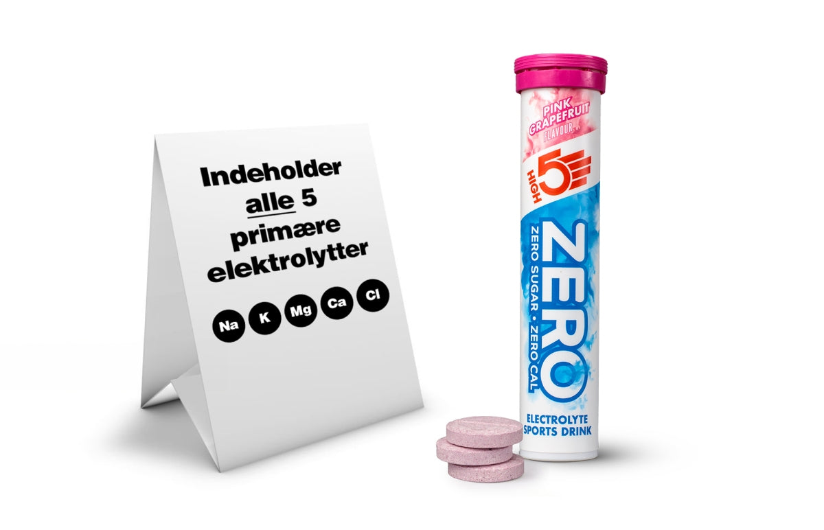 High5 Zero elektrolyt tabletter, pink grapefruit