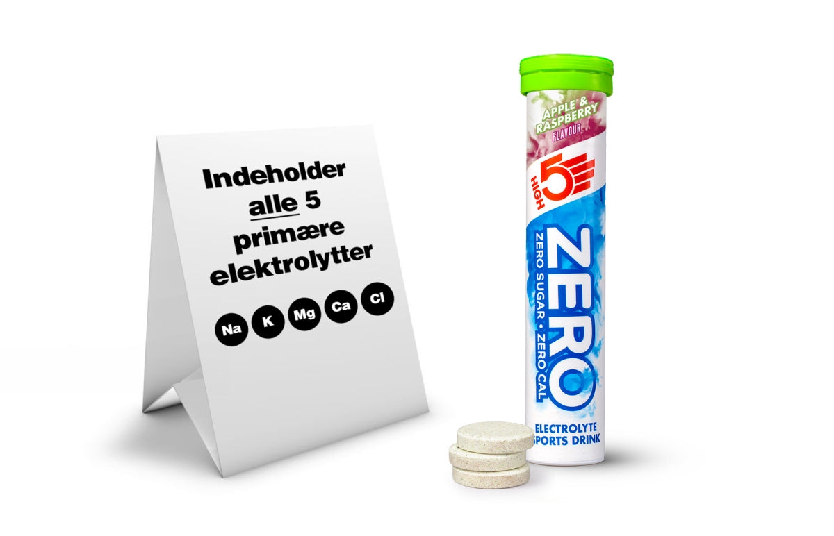 High5 Zero elektrolyt tabletter, apple/raspberry