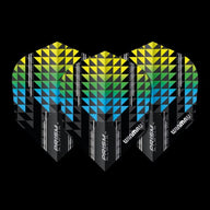 Winmau Prism Alpha Black/Yellow/Green/Blue