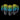 Winmau Prism Alpha Black/Yellow/Green/Blue