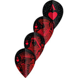 Unicorn Ultrafly 100 Royal Flush Flights Red and Silver