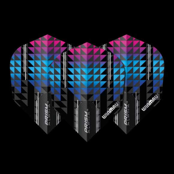Winmau Prism Alpha Black/Pink/Blue/Purple