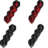 Unicorn Ultrafly 100 Royal Flush Flights Red and Silver