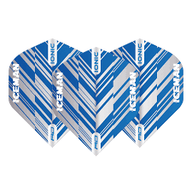 GERWYN PRICE HARDCORE IONIC BLUE & WHITE DART FLIGHTS